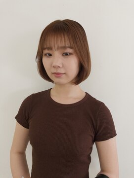 キートス 高知店(kiitos) ブラウンカラー＆丸みあるボブ