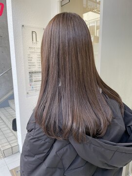 エイトヘアー(8 HAIR) ツヤ髪ブルーベージュ×ミディアム!