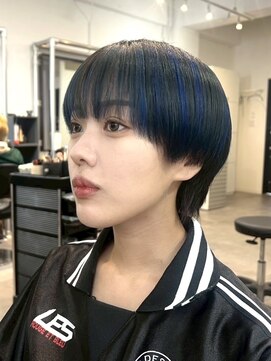 ファーム 大崎店(FAAM) マニッシュショート×モードインディゴカラー