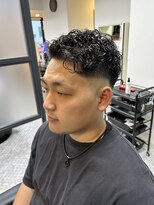 ルシードスタイルアートラッシュ(LUCIDO STYLE ARTRUSH)&nbsp;スキンフェード×極道パーマ