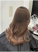 ブラウンベージュグラデーションカラー