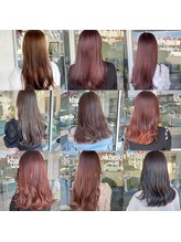 secret colorでダメージレスで透明感のある髪色に