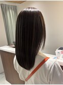 艶カラーと髪質改善トリートメント