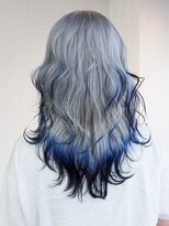 シオン(shion)&nbsp;デザインカラーブリーチダブルカラーハイトーンロング_ba562432