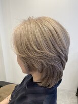 ヘアーアンドカラー ルジャルダン 葛西店(le jardin) ハイトーンブロンドウルフ