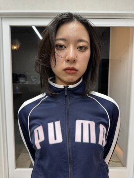 ダイアモンドリリーキートス(Diamond Lily kiitos) 黒髪カタログ/クラゲヘアー/オリーブグレー/一宮