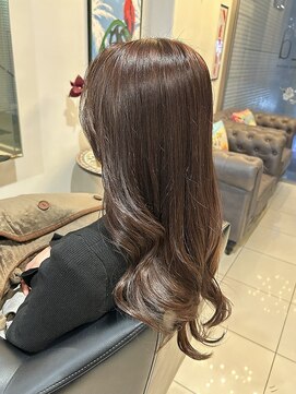 ブリーチなし×ミルクショコラブラウン