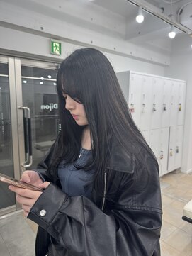 ディジョン 自由ヶ丘(Dijon) 韓国顔まわりレイヤーカットグレージュオリーブベージュブラウン