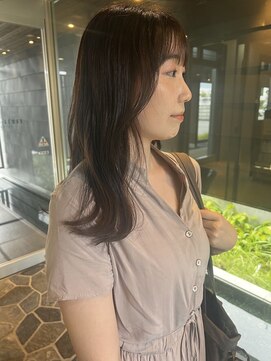 ニュアンスカール×ココアグレージュ