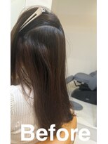 スリーク(SLEEK)&nbsp;SLEEK式髪質改善【縮毛矯正】ビフォー内側