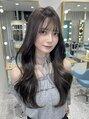 天神美容室 巻いてもまとまる艶髪や透明感カラーも人気です/レイヤーカット