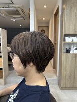 ベルム(Belme) 小顔ショート 丸みショート ショートヘア 髪質改善 秋カラー