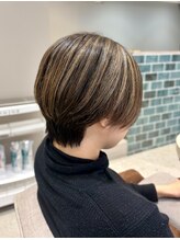 メリップ(MeLiP)&nbsp;ショートボブ×ハイライト