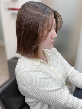 スウド(Swd) 可愛い＆色っぽい外ハネボブ/ナチュラルブラウン/ケアカラー