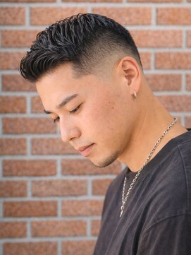 メンズ ルシードスタイル アウラ 松戸市五香(LUCIDO STYLE Aura) 刈り上げベリーショートサイド刈り上げ社会人スポーティタイト