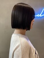 ロンドアジュール 横浜(Lond azur)&nbsp;丸みショートボブ/レイヤー/20代30代40代50代/顔周りカット