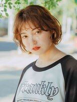 ストローク 小山店(STROKE) ショートボブのゆるウェーブパーマスタイル☆