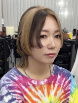 シーバイスリー 綱島(C×3)&nbsp;ウルフデザインカット × ブロックカラー