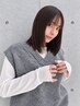 【うねり・広がり改善】似合わせカット+髪質改善ストレート+艶TR ¥17000