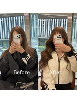 エクステ/シールエクステ専門店/梅田/ヘアセット/ヘアアレンジ/LANDS ANNEX  エクステ&nbsp;ブラウンベージュ バージンレミーエクステ80本【大阪 梅田】