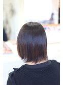 髪質改善カラー+ストレート