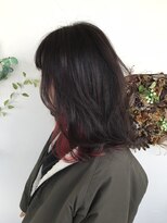 シーン(hair design SCENE)&nbsp;≪谷添担当≫ピンクブラウン×ベリピ