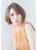 ナチュラル ボブ ×ベージュ