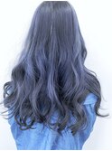 ブルーバイオレットグレーWカラーアッシュ【豊見城トリニティ】