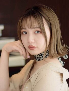 バブー バイ ビューティービースト アカデミー 福岡店(ba-boo) 外ハネショート