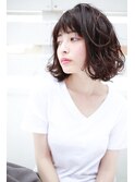  【La fith】 エアリー切りっぱなしボブスタイル
