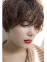 ミエル ヘア 新宿(miel hair)&nbsp;〈mielhair新宿〉クラシカル　ショート　艶カラー　イルミナ