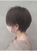 ショート/カジュアルショート/チョコレート/大人ガーリー