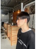 さらっとマッシュ キムタク風 ナチュラル刈り上げマッシュ