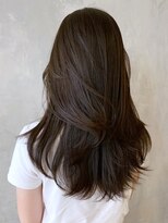 アイティーバイアルバム 北千住店(IT by ALBUM)&nbsp;オリーブベージュレイヤーカット_ショコラアッシュ_ba402911