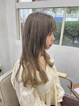ヘアー アレス(hair ales) ウルフエクステ 編み込みエクステ シールエク シナモンベージュ