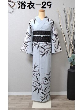 きものサロン すずめ屋 レンタル番号　浴衣-29(竹雀)
