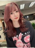 ピンクベージュ、ハイライト、グレージュ、ショコラアッシュ