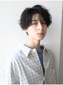 ★メンズ マッシュパーマ ニュアンスパーマ 束感 メンズカット