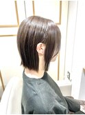 ぷっつり外ハネボブ×メープルブラウン