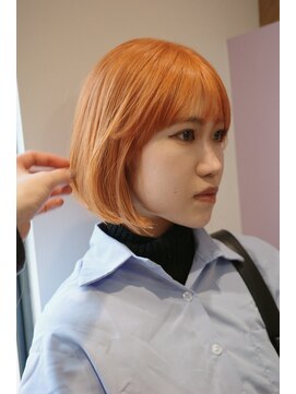 ステイシー(stay she) ペールオレンジボブ