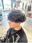 波巻きスパイラルパーママッシュパーマメンズパーマ