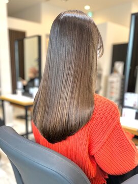 アトリエコア(Atelier Coa) 髪質改善トリートメントミルクティーベージュカラーくびれヘア