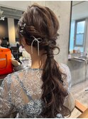 ゆるふわ編みおろし★結婚式 二次会 お呼ばれ ドレス