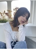 レイヤーカット×ストレートアイロン仕上げ