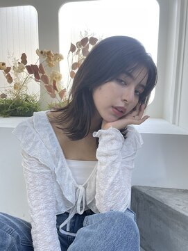 サンクチュアリー ウィズ コネクト(Sanctuary with connect) レイヤーカット×ストレートアイロン仕上げ