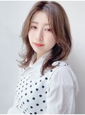 韓国風ミディアムレイヤー♪［髪質改善/池袋&目白&大塚］