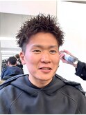 ベリーショート×スパイキーショート×アップバング