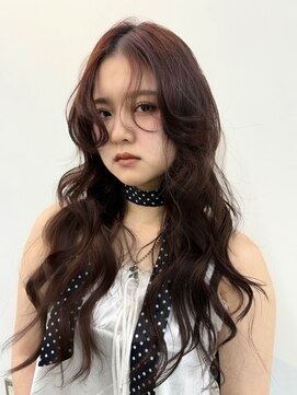 デイジー(Daisy) ダブルカラー/ブリーチなしカラー/暖色カラー/ワインレッド