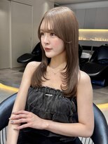 ロンド ロワール 門前仲町(Lond Loire)&nbsp;韓国レイヤーカット/くびれ巻き/前髪顔周り/セミディ[門前仲町]