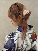 浴衣ヘアアレンジ